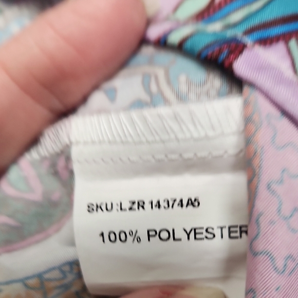 Colorful Paisley Blouse with Flowy Sleeves - Picture 3 of 4